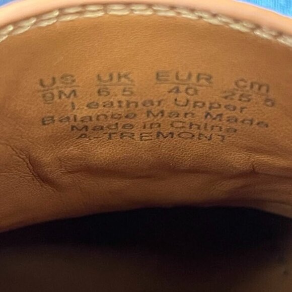 Franco Sarto Tremont Espadrille Tassel Leather Loafer Tan Preppy Modern Bold 9 - Picture 7 of 8